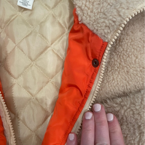 SOLD - Treasure & Bond Teddy Cropped Jacket sz 14/16 Girls or Women XS - Picture 4 of 8